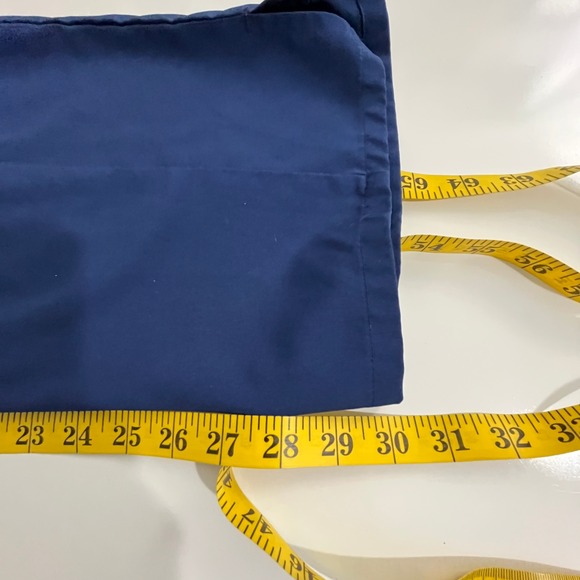 Dickies Womans Medical Scrub Pants Navy DK010 Sz L Loose Fit Utility Cargo Nurse - Picture 10 of 13